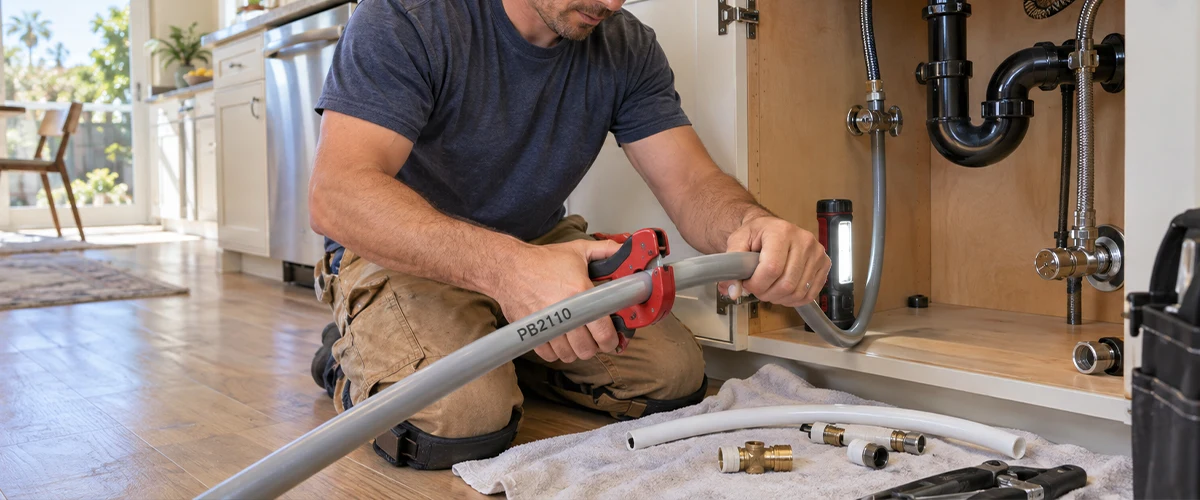 Polybutylene plumbing