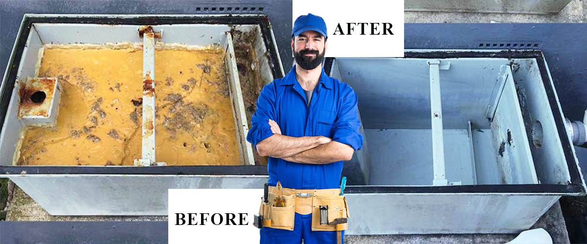 Grease trap pumping service