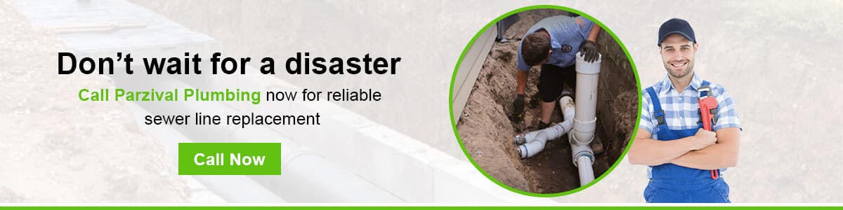 Trenchless sewer line replacement