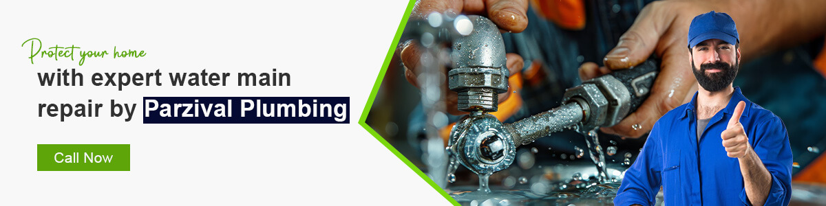 Main water service line repair parzival plumbing