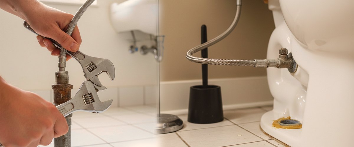 How To Replace a Toilet Water Supply Line? 