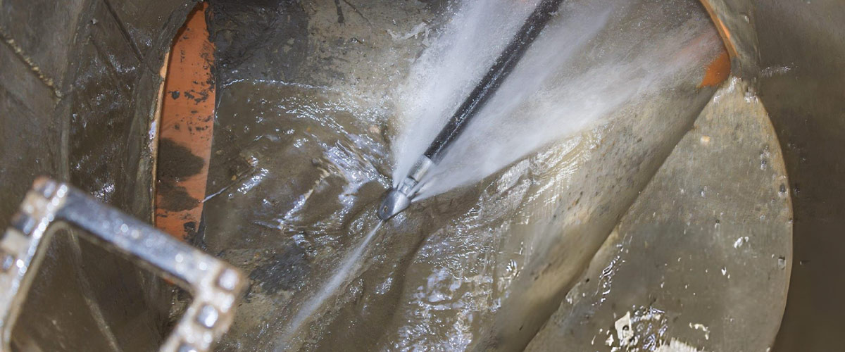 What is hydro jetting sewer line