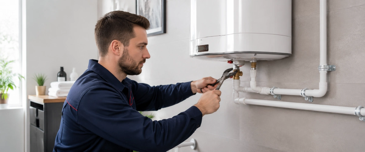 How to install a water heater