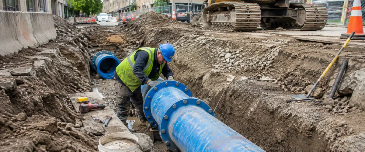 Sewer pipe replacement services