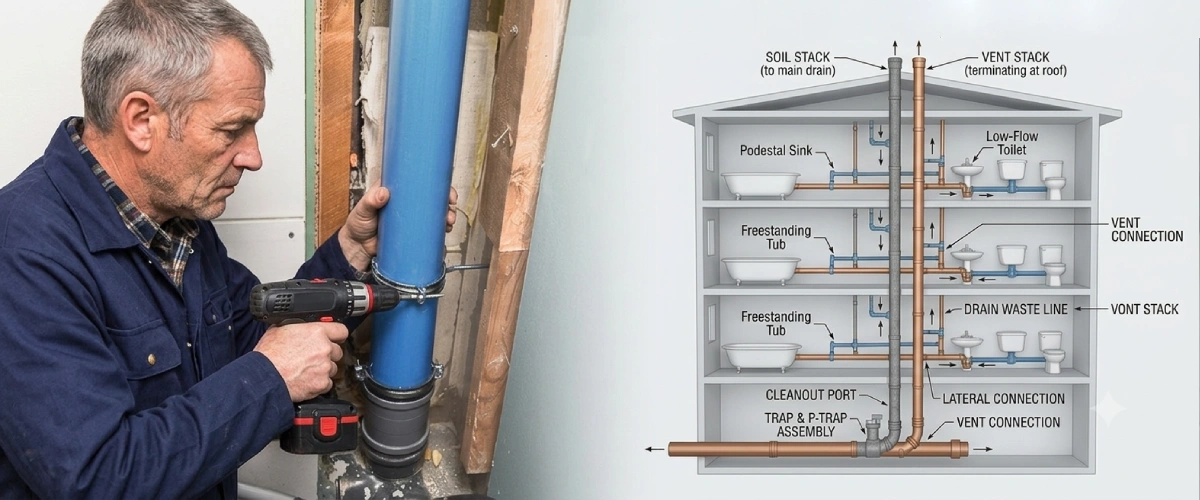 Plumbing stack