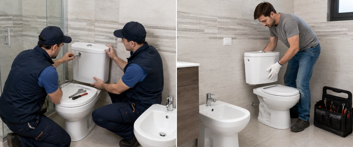 Toilet installation cost