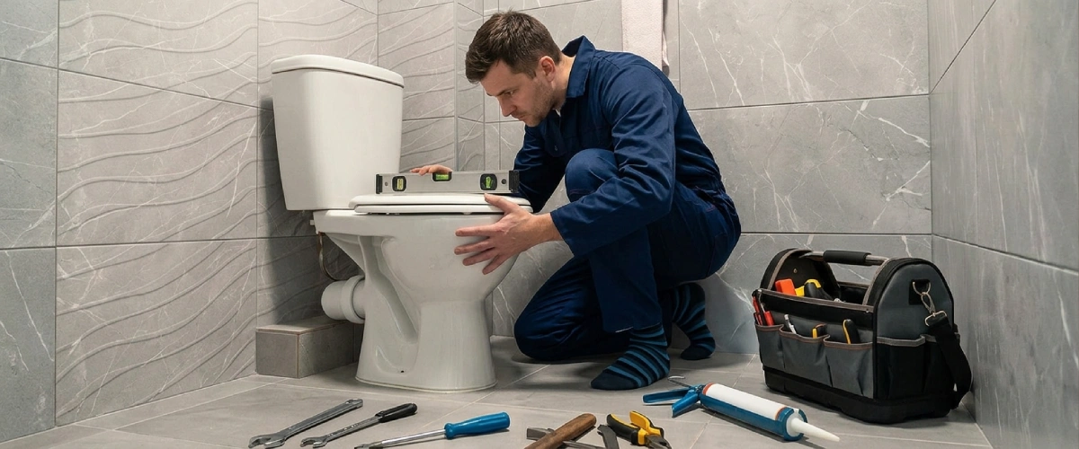 Toilet installation