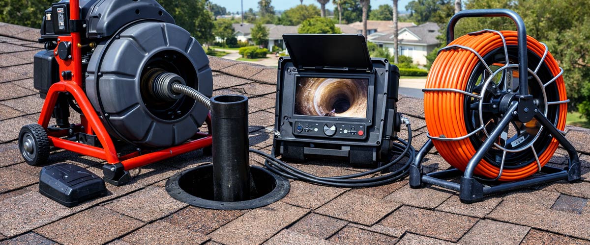 Blocked vent pipe plumbing