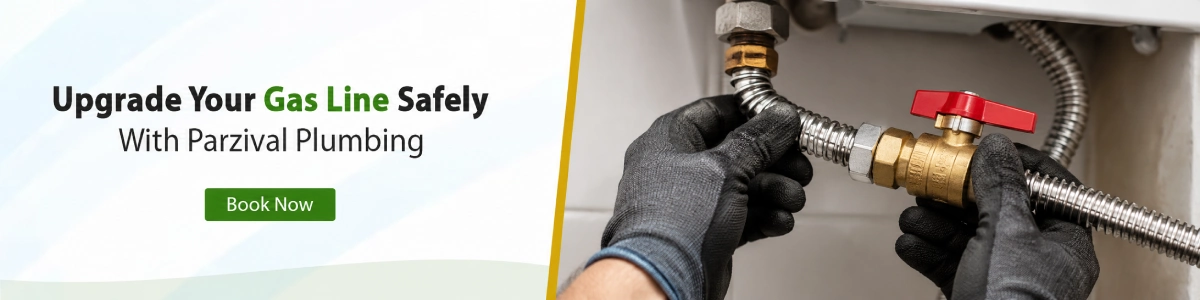 Commercial gas line installation