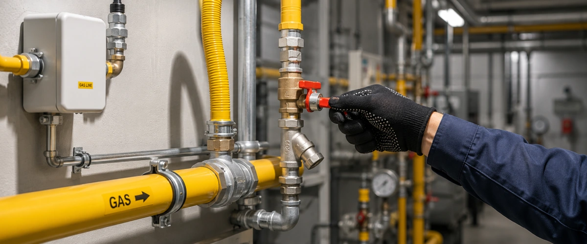 Gas line installation services​