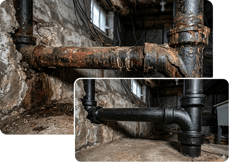 Benefits of Cast Iron Pipe Restoration