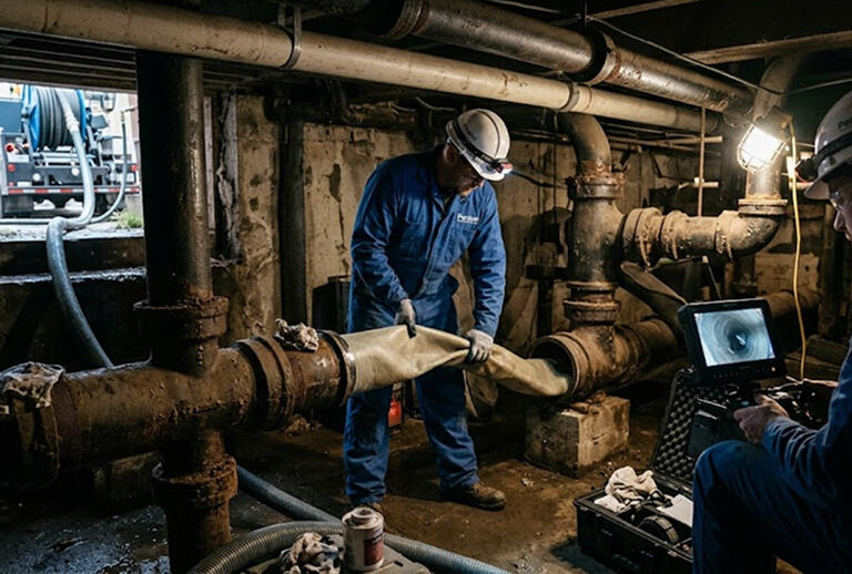 Commercial Pipe Lining Repair