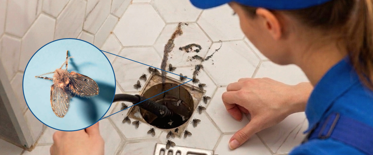 Drain flies in bathroom​