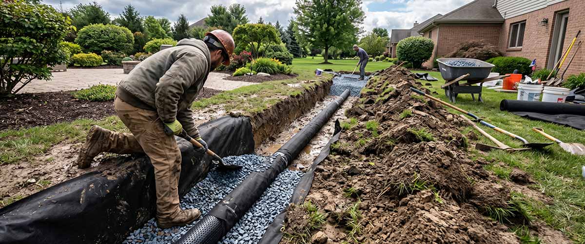 French drain installation services​