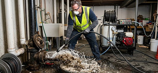 Hydro Jet Drain Cleaning
