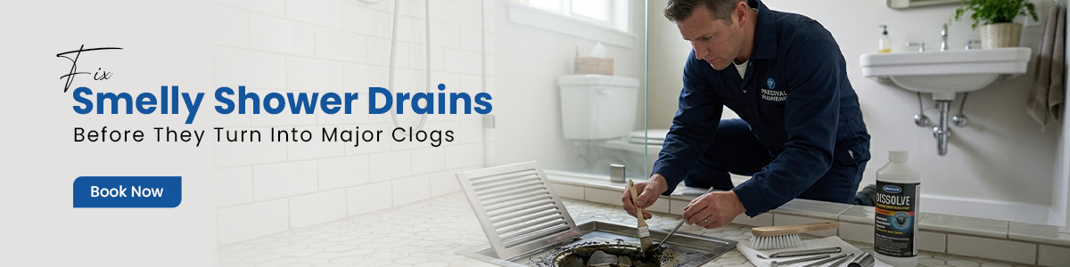 Smelly sink drain