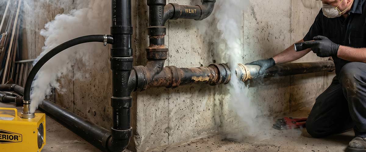 Smoke test plumbing