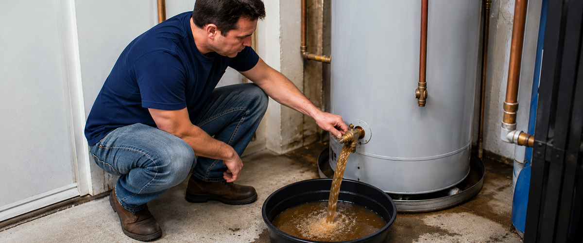 Flush a hot water heater​