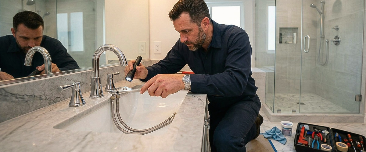 Plumbing fixture installation