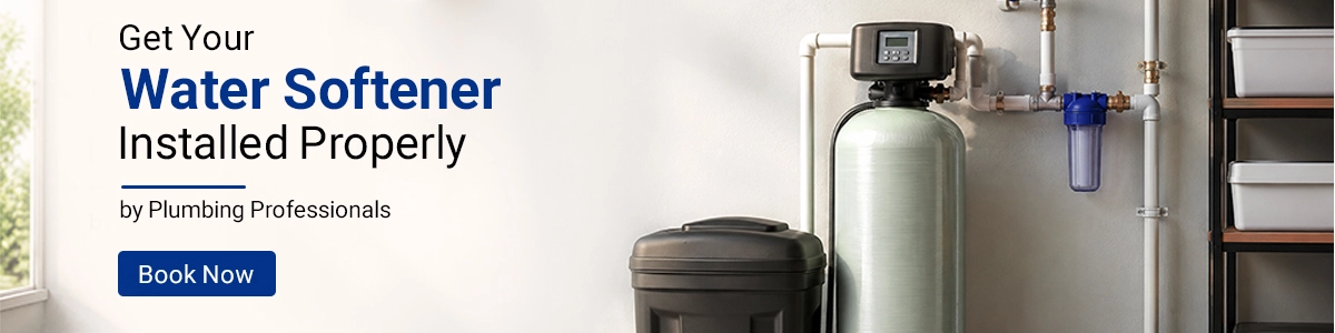 Home water softener installation