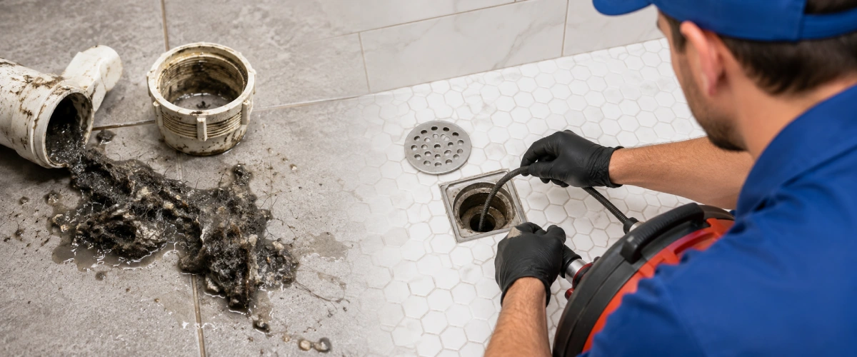 Shower drain smells like sewage