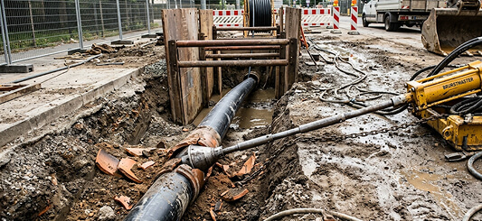 Trenchless pipe bursting