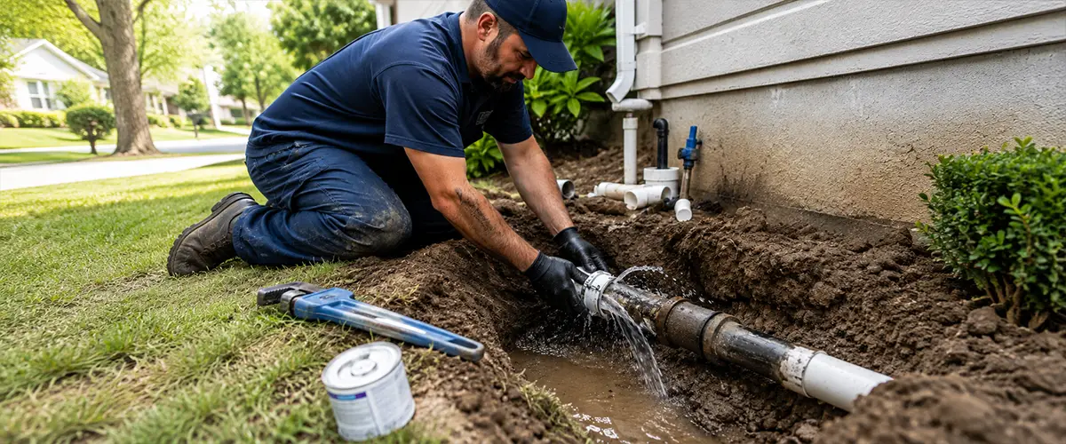 Water line repair orange county