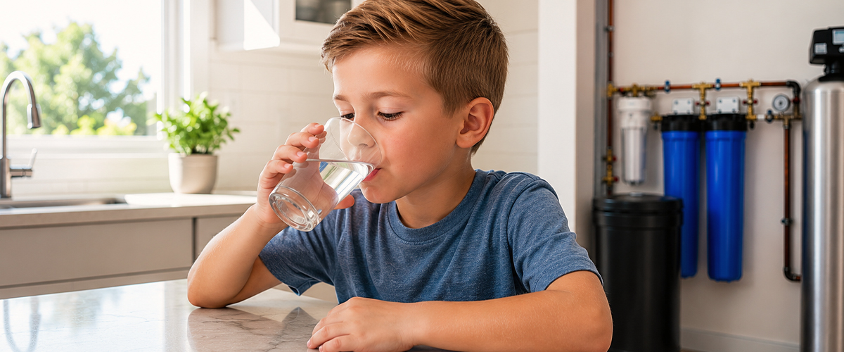 Whole house water filtration