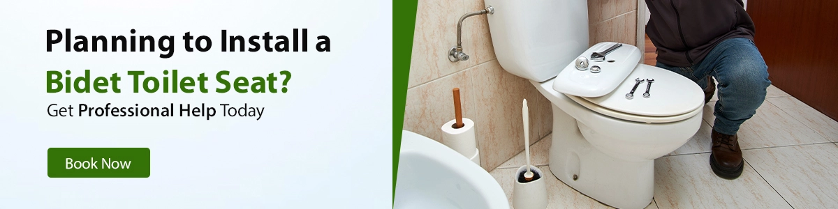 Installing a bidet toilet seat