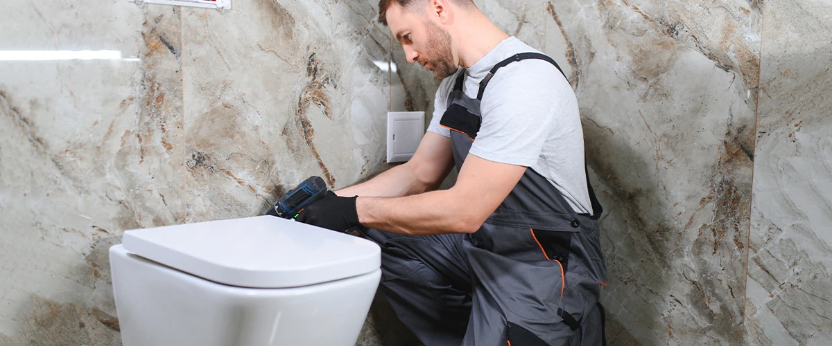 Plumber for bidet installation