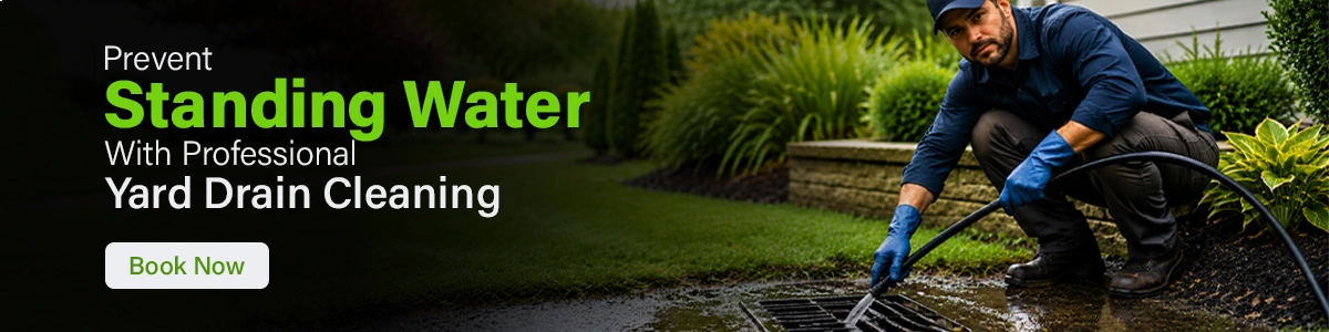 Yard water drainage