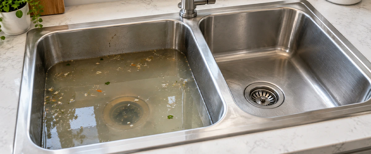 kitchen sink clog repair