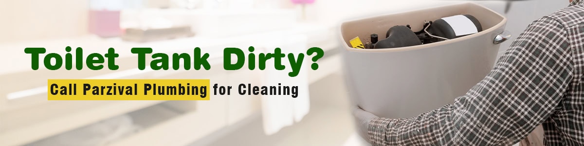clean the toilet tank​