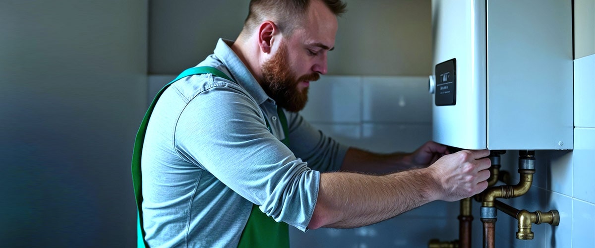 installing tankless water heater