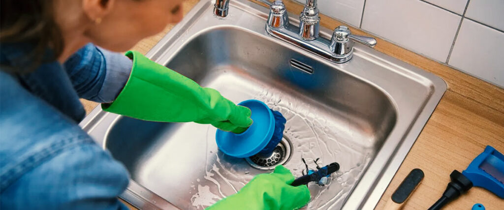 replace kitchen sink drain